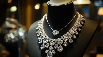 Sparkling Diamond Necklace