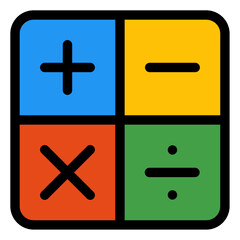 Obraz premium calculator icon 