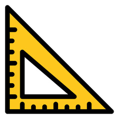 triangle ruler icon