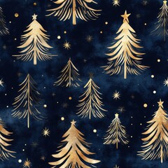 Holiday repetitive tile patterns for wrapping paper for Gift box