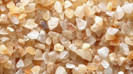 Sand Grain Macro Photography with Beautiful Beige Textures from Top View