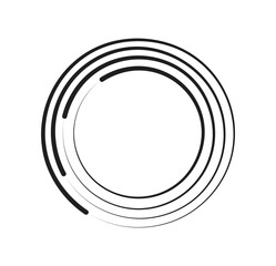 High speed line concept. Digital motion, sparkles and rays. Minimalistic creativity and art. Futuristic technology. Graphic element for website. Linear vector illustration isolated on white background