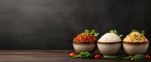 Deliciously Prepared Rice Dishes A Visual Feast of Flavors and Textures