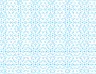 青色の和柄背景イラスト