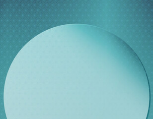 青色の和柄背景イラスト