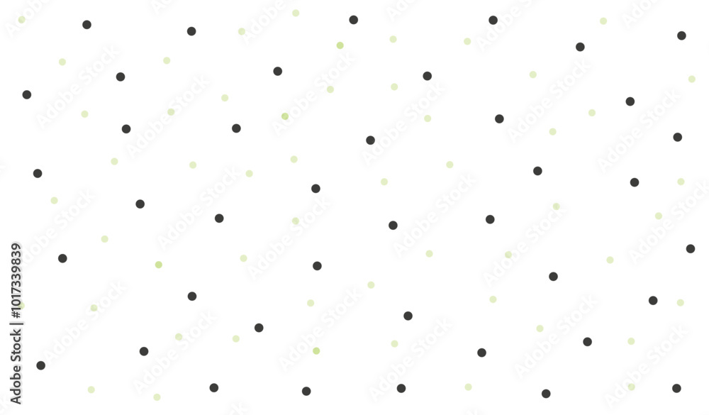 Poster random dots seamless pattern. repeating design element for printing on fabric. textile and cotton. w