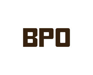 BPO logo design vector template. BPO