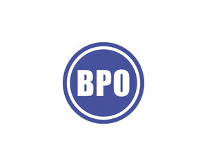 BPO logo design vector template. BPO