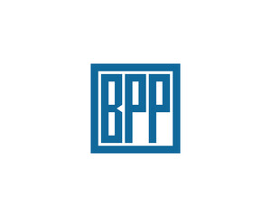 BPP logo design vector template. BPP