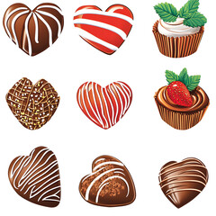 Happy Valentine (Set of chocolate)