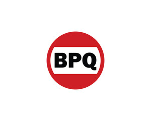 BPQ logo design vector template. BPQ
