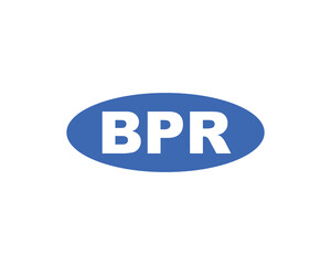 BPR logo design vector template. BPR