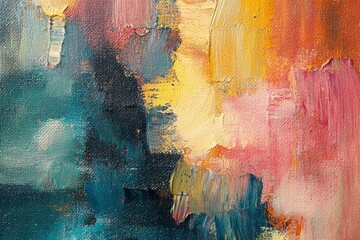 Abstract oil painting illustration background created with Generative AI
