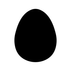 egg icon vector. vector illustraiton color editable