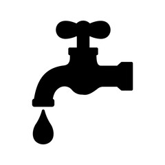 Water tap icon. vector illustration color editable