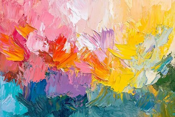 Abstract oil painting illustration background created with Generative AI