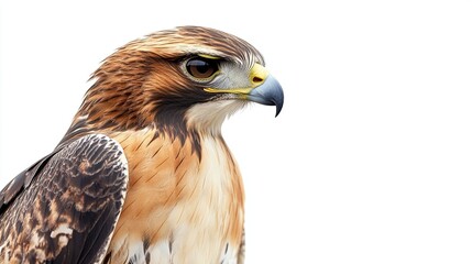 Fototapeta premium hawk isolated on white background