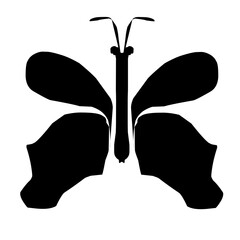 silhouette of a butterfly