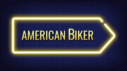 American biker live to ride ride to live t shirt animation vedio 