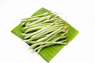 Fresh needle beans for cooking