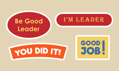 Motivational and Leadership Phrases Typography for Positive and Inspirational Designs

