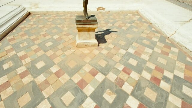 House of the Faun (Casa del Fauno), Pompeii, Naples, Campania, Italy, an ancient Roman city buried by Vesuvius in 79 AD
