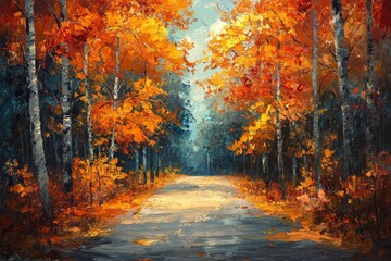 Abstract oil painting illustration background created with Generative AI