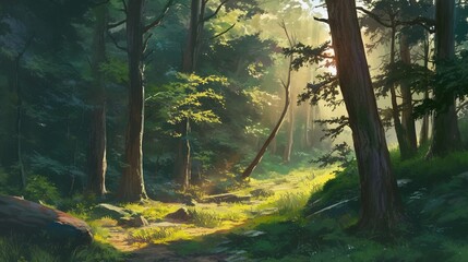 静寂のささやきの木々3