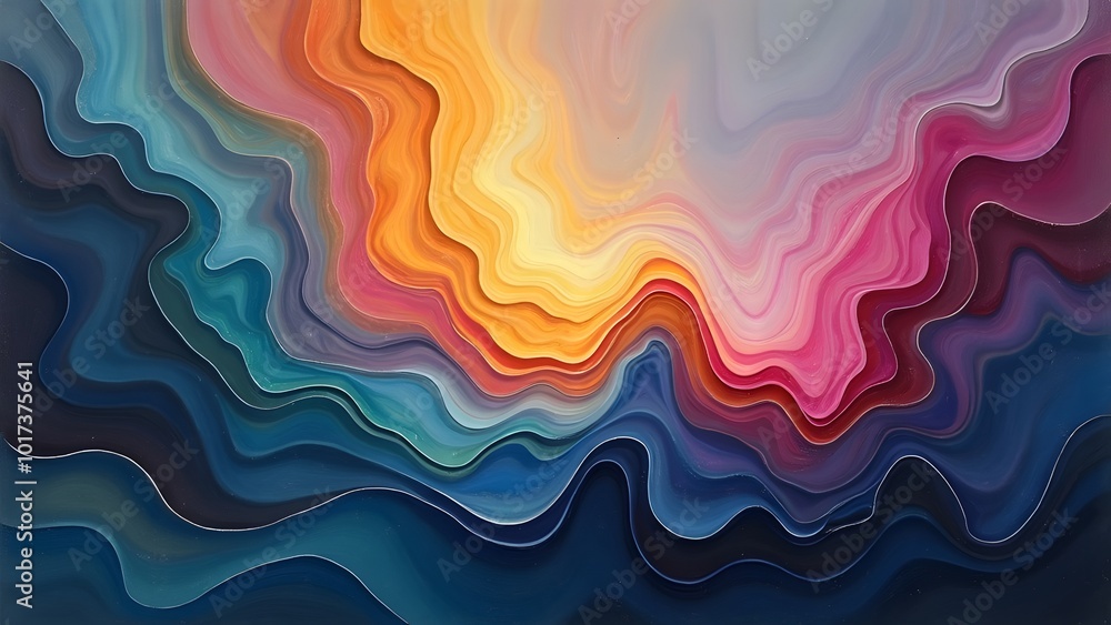 Aufkleber the abstract colors and blurred background texture with modern patterns for wallpaper generated by a