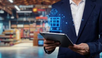 Digital Shopping Experience with Tablet in Store