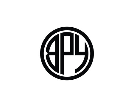 BPY logo design vector template. BPY