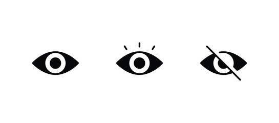 Eye icon vector. eye symbol icon