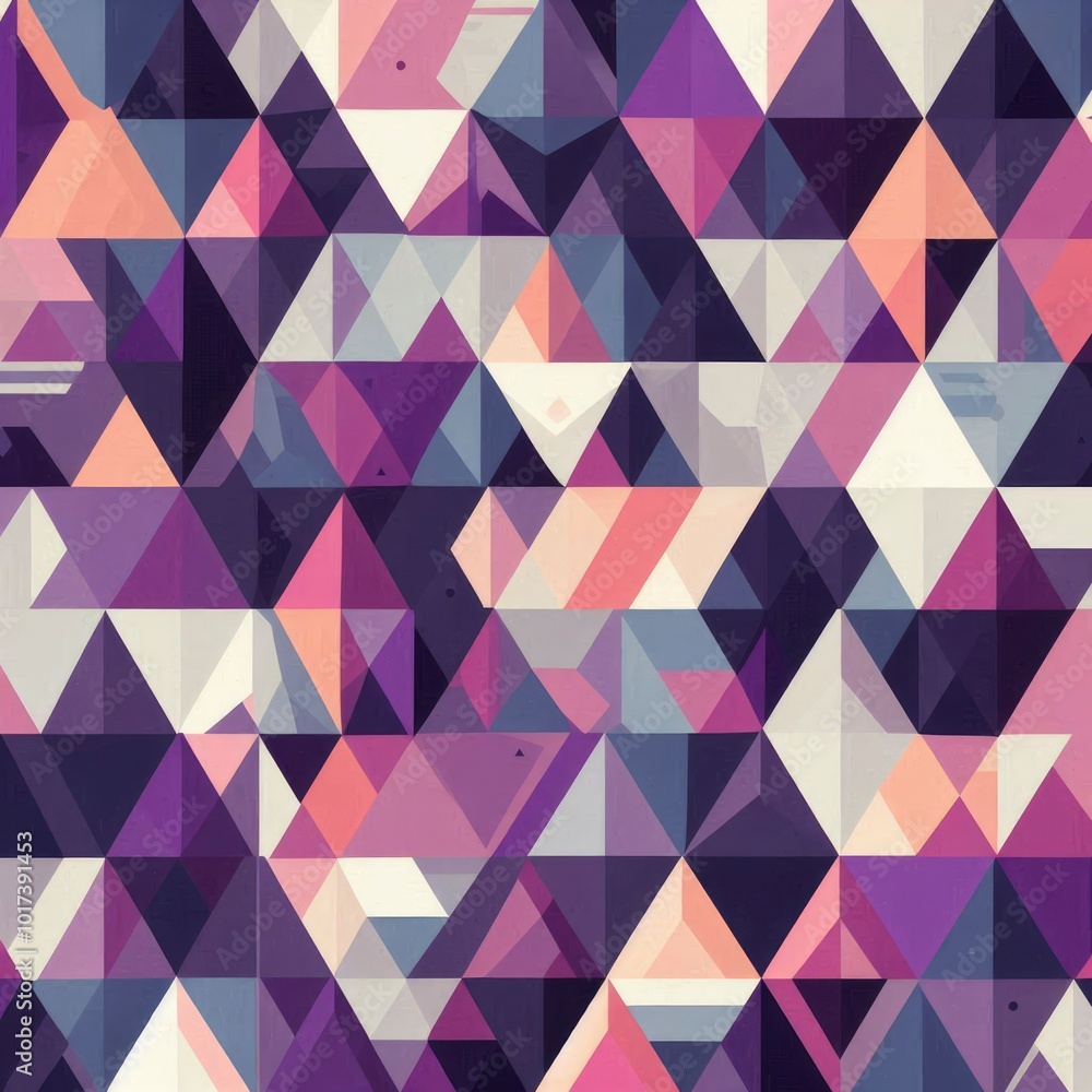 Poster background of geometric shapes, generative withe ai