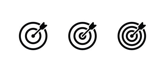 Target icon vector for web, computer and mobile app