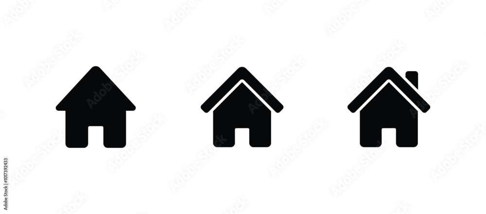 Poster home icon vector for web, computer and mobile app