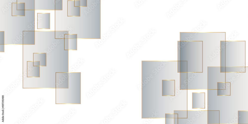 Poster mondrian style of diagonal square pattern vector. design geometric tile gold on black background. mo