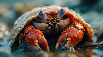 Close-up of a Hermit Crab