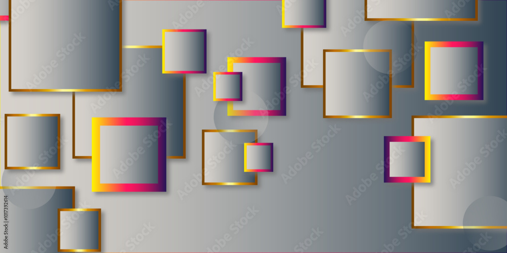 Poster seamless abstract technology line triangle diamond square background. geometric lines white abstract