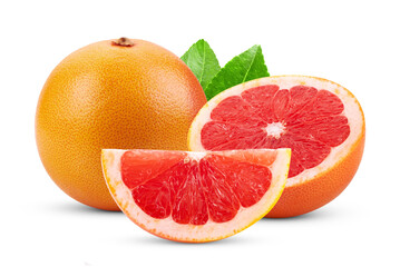 Grapefruit isolated on transparent png