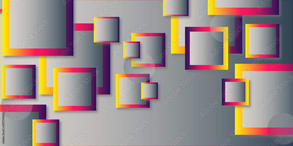 Poster seamless abstract technology line triangle diamond square background. geometric lines white abstract