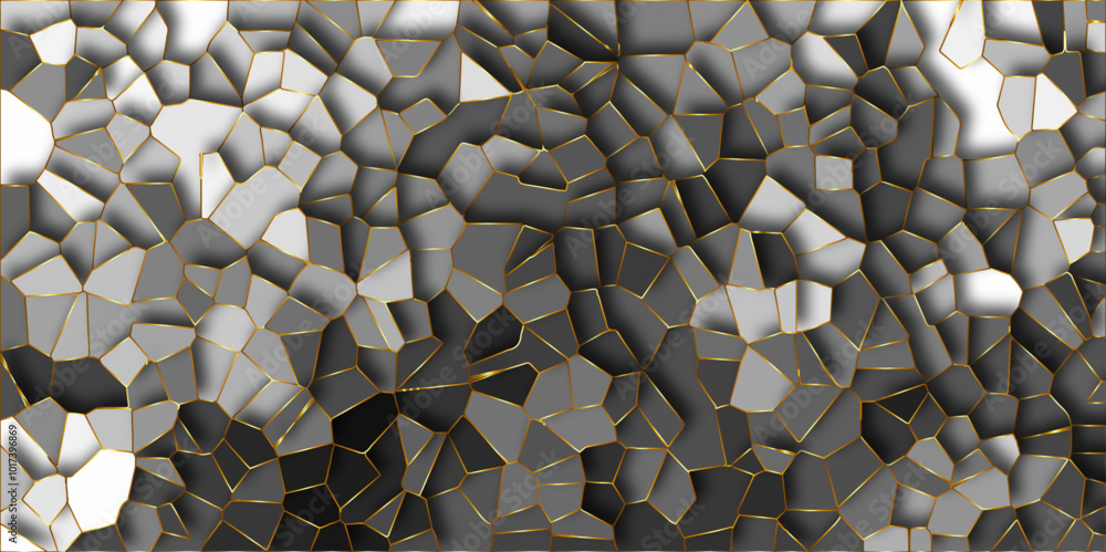 Poster Abstract colorful background with polygon or vector frame. Texture of geometric shapes with shadows and light. Abstract mosaic pattern. Colorful polygonal design consist of triangles.	