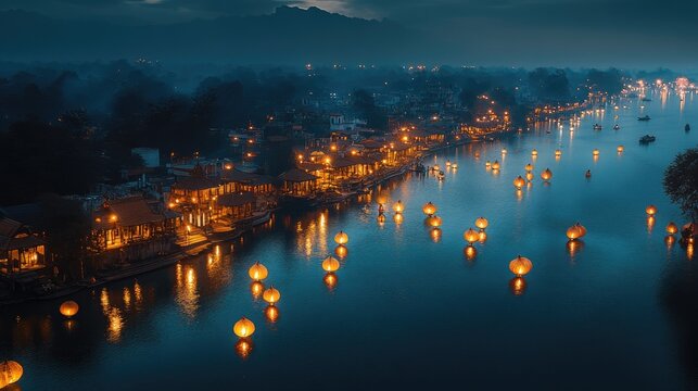 Sacred illumination: Sharad Purnima festival, celebrating full moon night with divine reverence, honoring Hindu deities through fasting, offerings, reflecting rich tapestry of cultural practices,