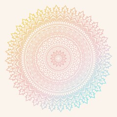 Nice Colorful Mandala Design Background
