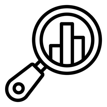 recommend clip art: Data analysis icon for research and reporting