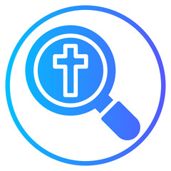 Fototapeta premium search gradient icon