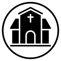 church glyph icon