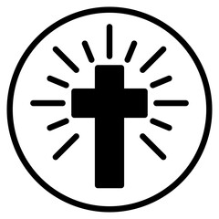 cross glyph icon