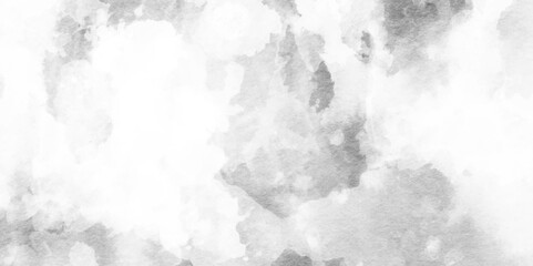 watercolor textures on white paper background.Grey watercolor splash vector,flyer, poster or cover design. Old paper textured template for design,Monochrome modern watercolor backdrop. Smoke. Waves