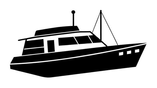 recommend clip art: catamaran vector silhouette ship on the sea 