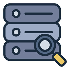 Query icon for database search and data retrieval